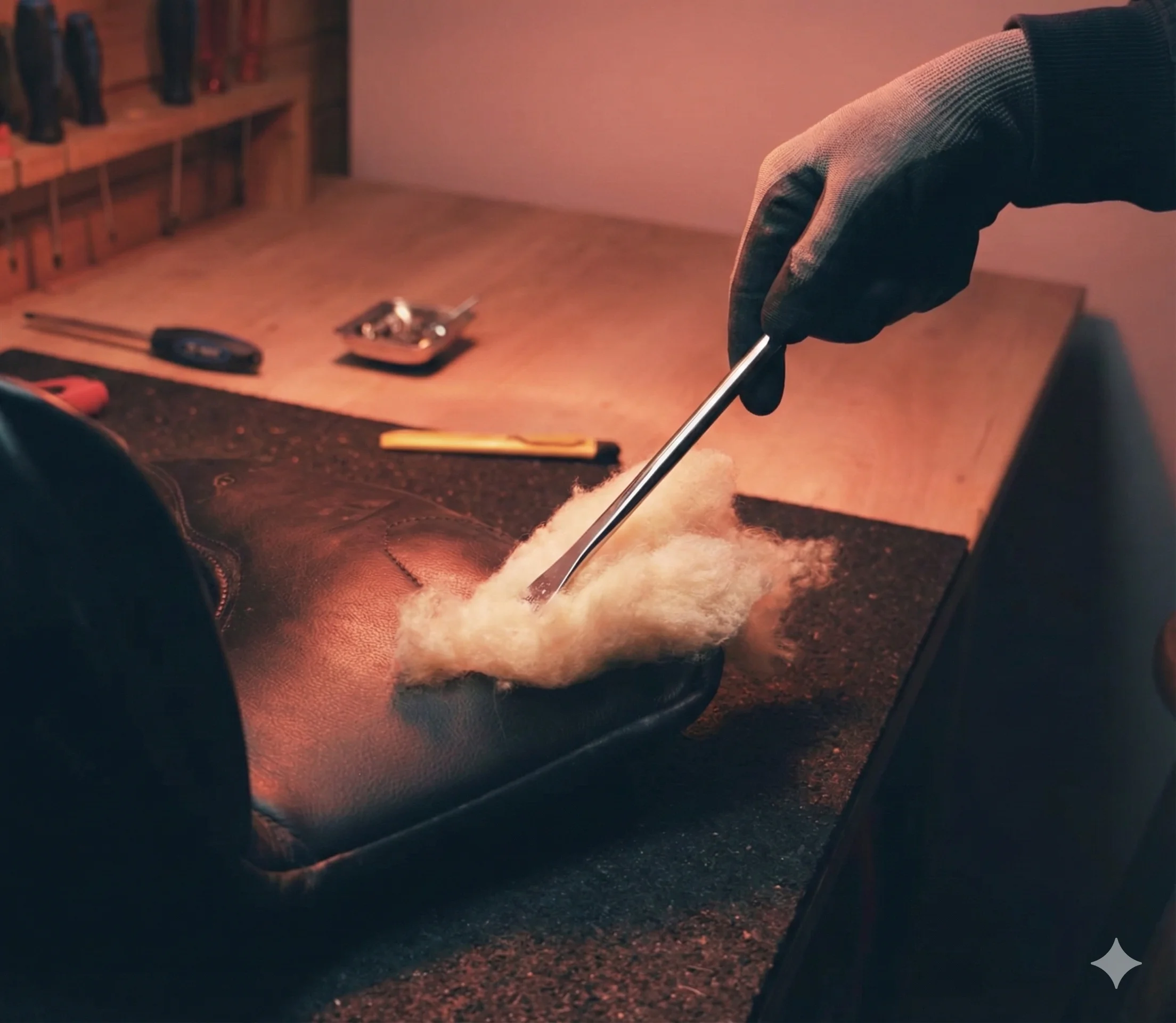 Wollfüllung erneuern